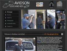 Tablet Screenshot of davidsonlock.com